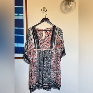 Sundance Paisley Print Women's Tunic dress